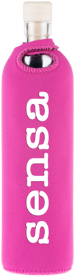 Flaška z logotipom Sensa