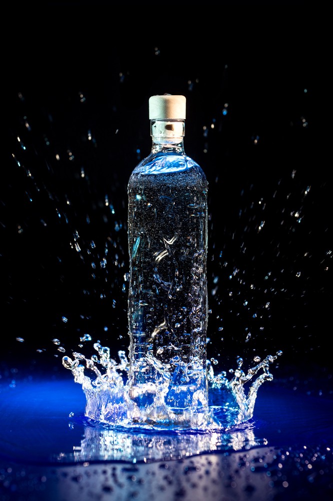 Glass Reusable Water Bottle Flaska