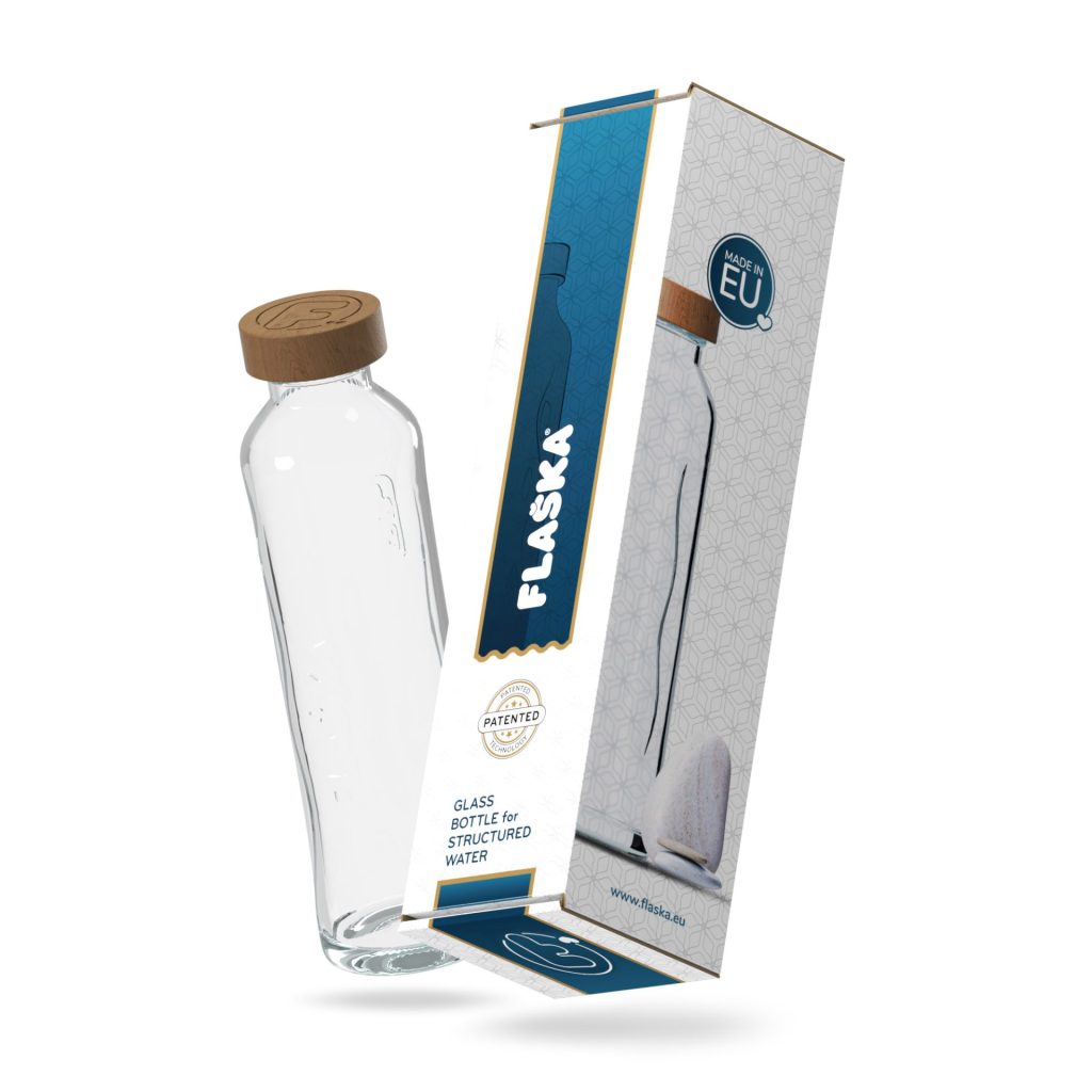 flaska pure con il packaging