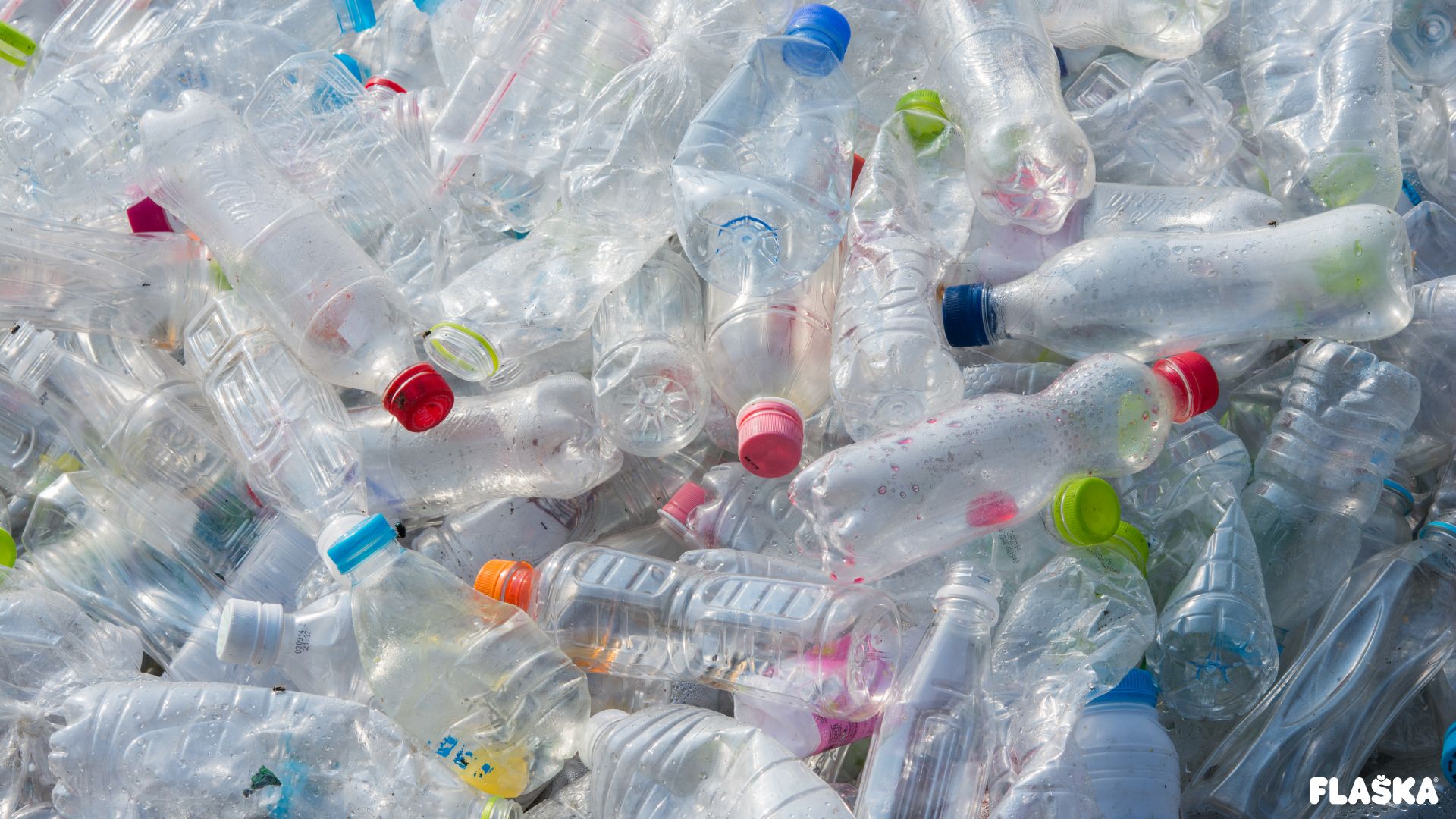 bottiglie di plastica da riciclare